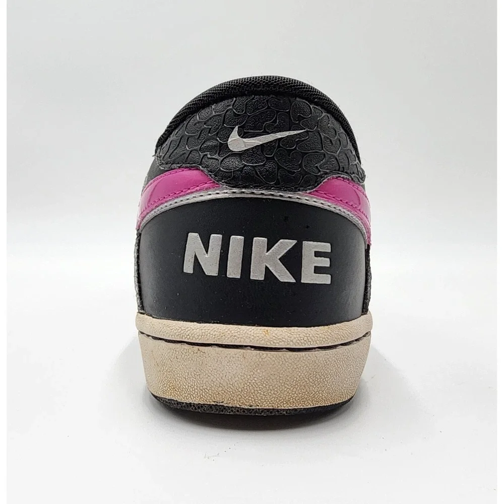 NIKE DELTA‎ LITE WOMENS BLACK & FUCHSIA PINK SHOES SIZE 8.5 #365950-051 PREOWNED